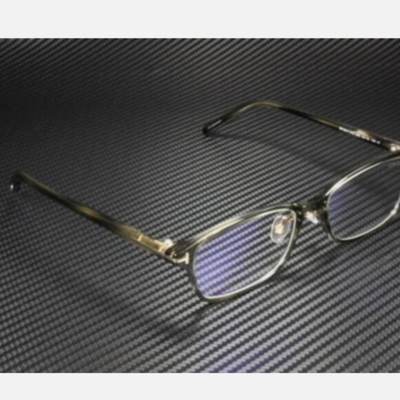 Tom Ford Striped Blk Havana Clear Plastic 53 mm Men's Eyeglasses - Picture 3 of 6